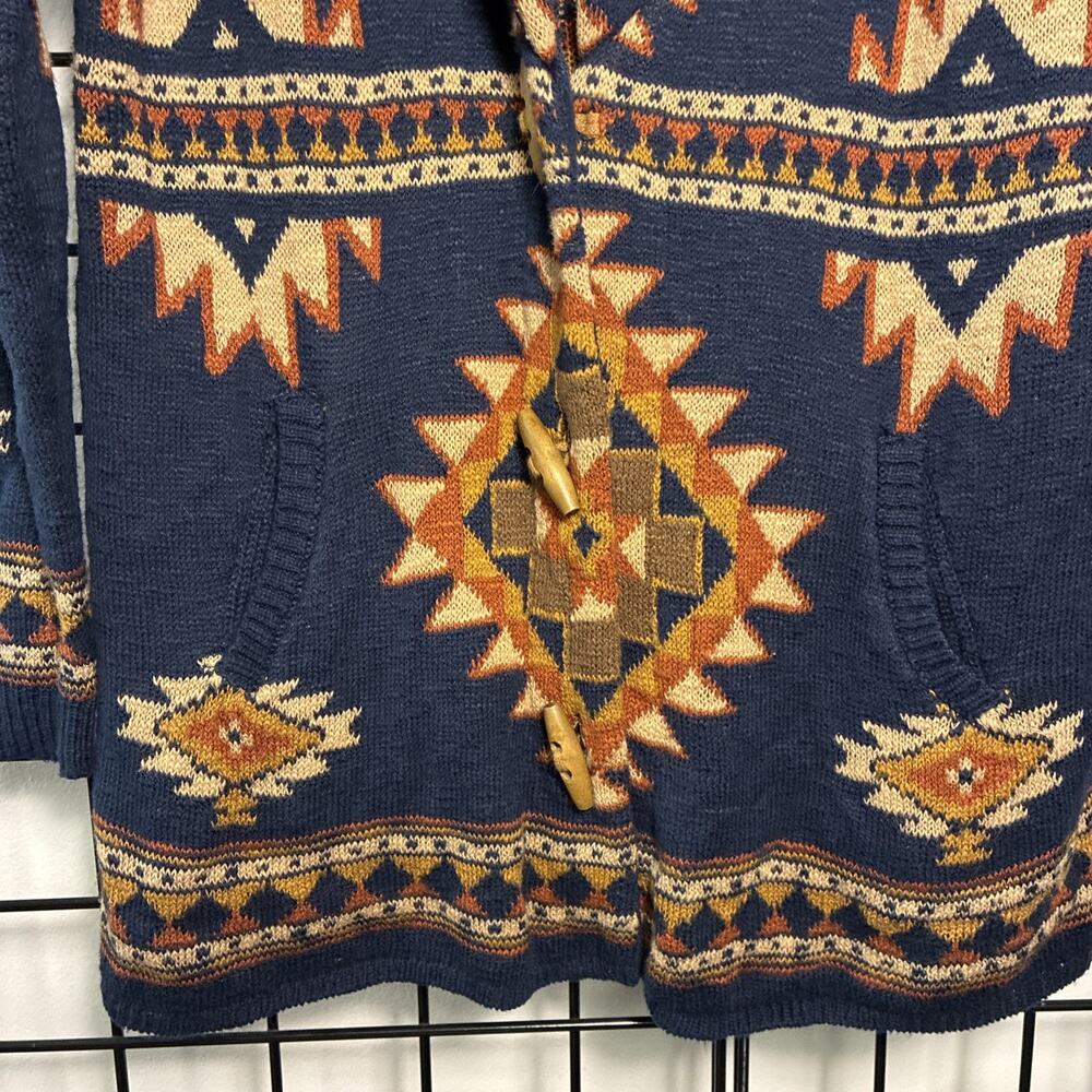 Faherty B Yellowtail X Lodge Cardigan Med Organic Cotton NEW $298 Western Cozy - Picture 4 of 12